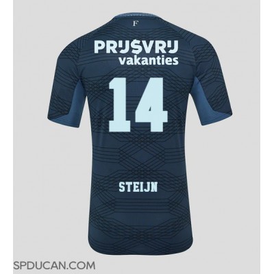 Muški Nogometni Dres Feyenoord Sem Steijn #14 Gostujuci 2025-26 Kratak Rukav Muški Nogometni Dres Feyenoord Sem Steijn #14 Gostujuci 2025-26 Kratak Rukav